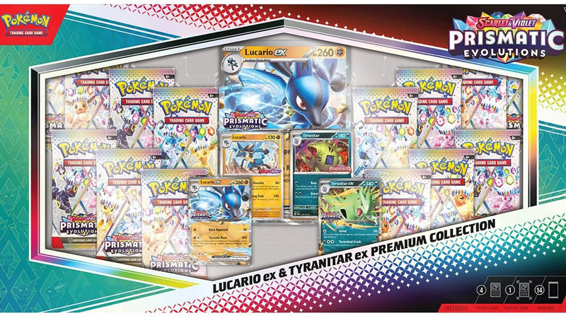 Pokemon Lucario Ex & Tyranitar Ex Premium Collection Sam's Club Drop