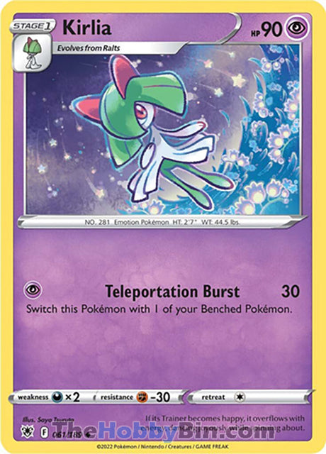 Kirlia Astral Radiance Uncommon #061/189