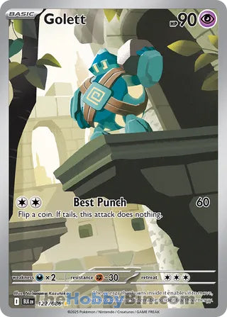 Golett Black Bolt English Illustration Rare #122/086