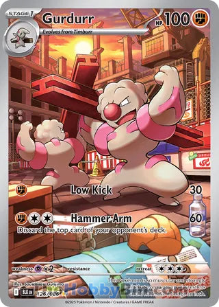 Gurdurr Black Bolt English Illustration Rare #126/086