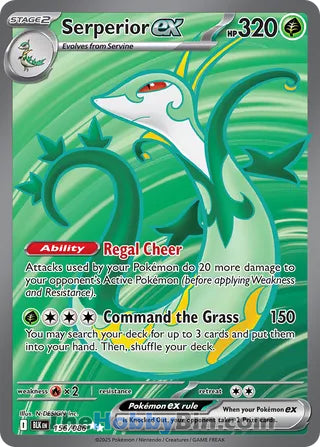 Serperior ex Black Bolt English Ultra Rare #156/086