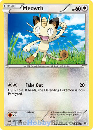 Meowth Boundaries Crossed Common #106/149