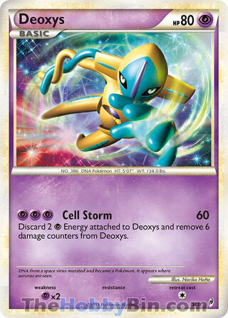 Deoxys Call of Legends Shiny Holo Rare #SL1