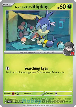 Team Rocket's Blipbug Destined Rivals Common #015/182