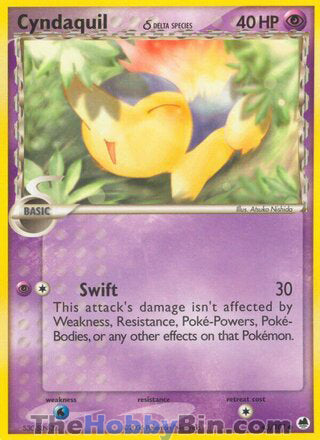 Cyndaquil EX Dragon Frontiers Common #45/101