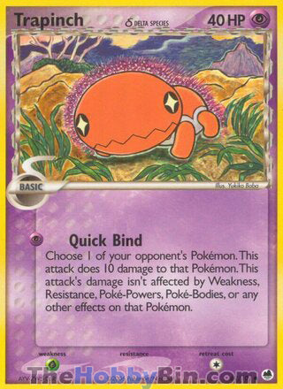 Trapinch EX Dragon Frontiers Common #69/101