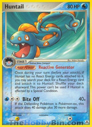 Huntail EX Legend Maker Rare #18/92