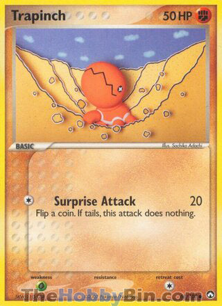 Trapinch EX Power Keepers Common #68/108