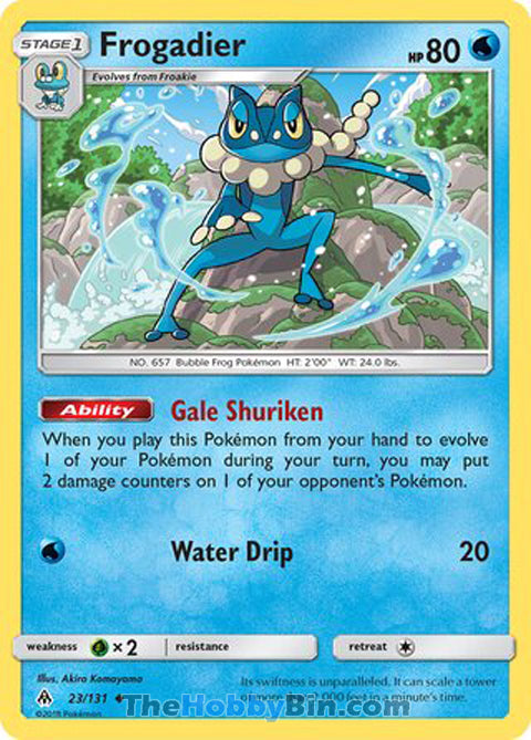 Frogadier Forbidden Light Uncommon #23/131