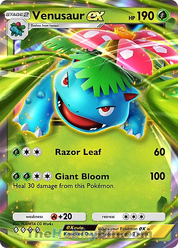 Venusaur ex Genetic Apex Four Diamond #004/226