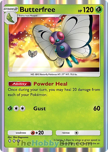 Butterfree Genetic Apex Three Diamond #007/226