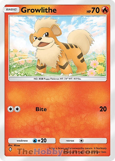 Growlithe Genetic Apex One Diamond #039/226