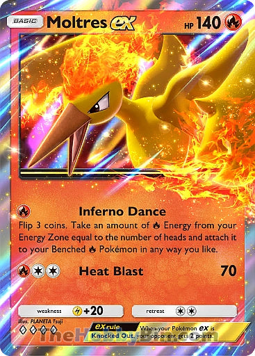 Moltres ex Genetic Apex Four Diamond #047/226