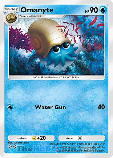 Omanyte Genetic Apex Two Diamond #081/226