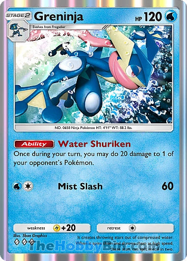 Greninja Genetic Apex Three Diamond #089/226