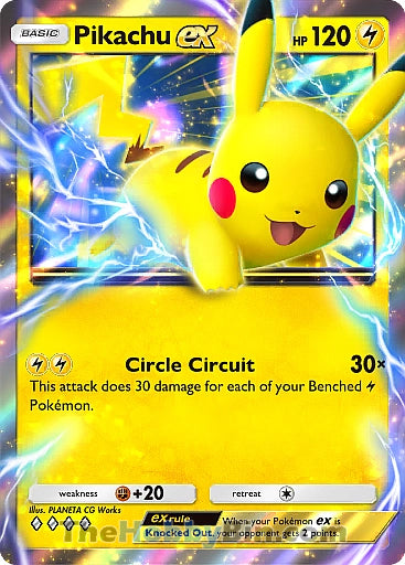Pikachu ex Genetic Apex Four Diamond #096/226