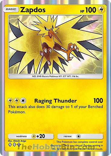 Zapdos Genetic Apex Three Diamond #103/226
