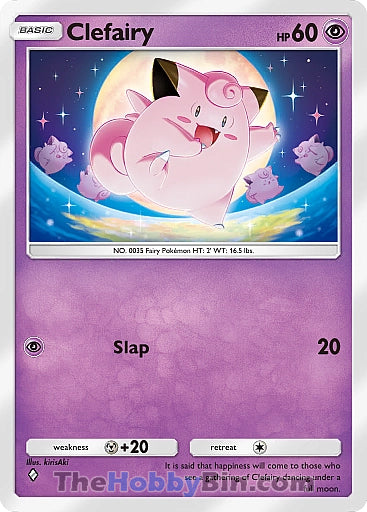 Clefairy Genetic Apex One Diamond #113/226