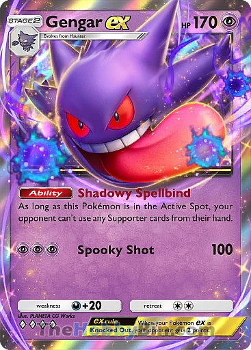 Gengar ex Genetic Apex Four Diamond #123/226