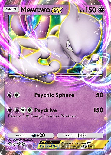 Mewtwo ex Genetic Apex Four Diamond #129/226