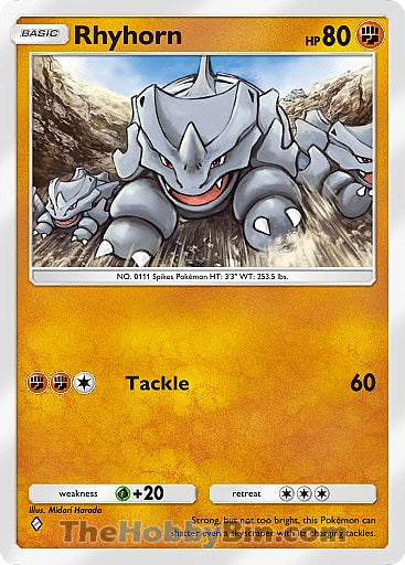 Rhyhorn Genetic Apex One Diamond #156/226