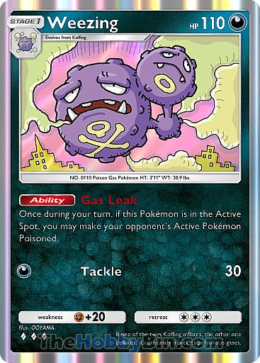 Weezing Genetic Apex Three Diamond #177/226