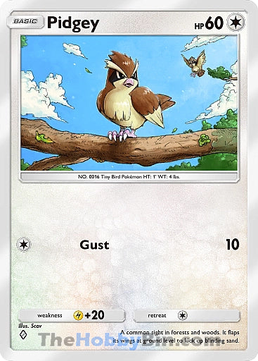 Pidgey Genetic Apex One Diamond #186/226