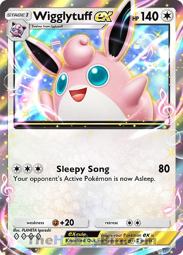 Wigglytuff ex Genetic Apex Four Diamond #195/226