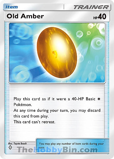 Old Amber Genetic Apex One Diamond #218/226