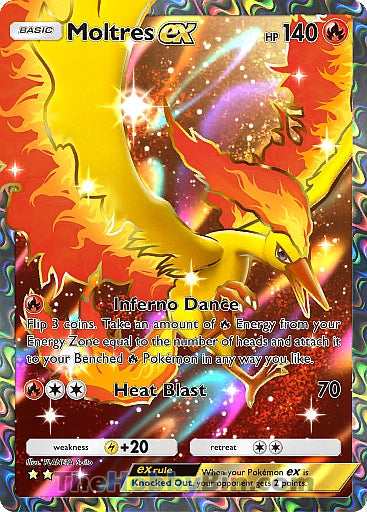Moltres ex Genetic Apex Two Star #255/226