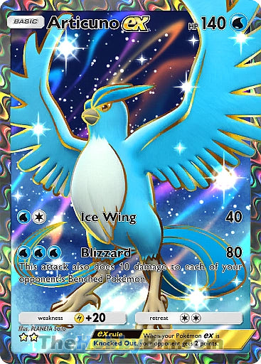 Articuno ex Genetic Apex Two Star #258/226