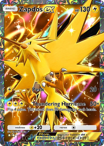 Zapdos ex Genetic Apex Two Star #260/226