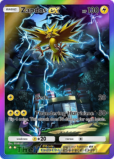 Zapdos ex Genetic Apex Two Star #276/226