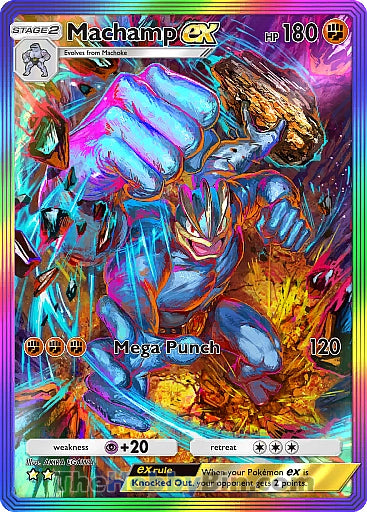 Machamp ex Genetic Apex Two Star #278/226