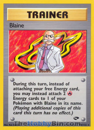 Blaine Gym Challenge Rare #100/132