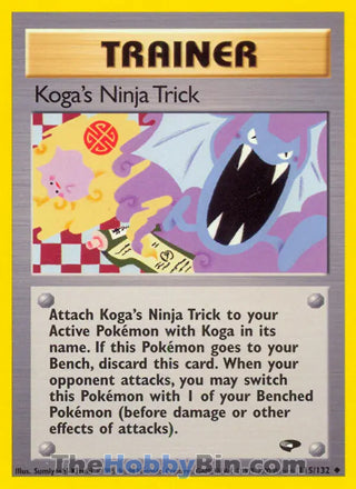 Koga's Ninja Trick Gym Challenge Uncommon #115/132