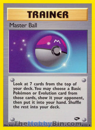 Master Ball Gym Challenge Uncommon #116/132