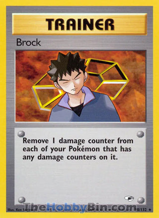 Brock Gym Heroes Rare #98/132