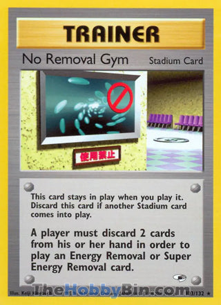 No Removal Gym Gym Heroes Rare #103/132