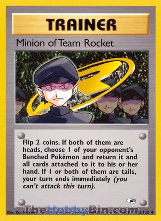 Minion of Team Rocket Gym Heroes Uncommon #113/132