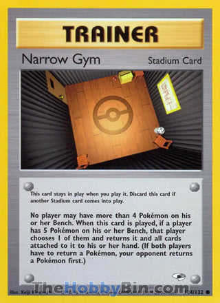 Narrow Gym Gym Heroes Common #124/132