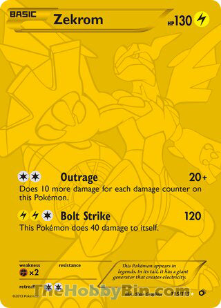 Zekrom Legendary Treasures Secret Rare #115/113