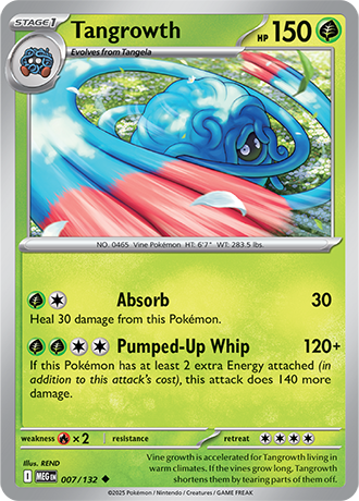 Tangrowth Mega Evolution Uncommon #007/132