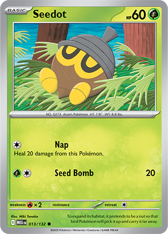 Seedot Mega Evolution Common #013/132