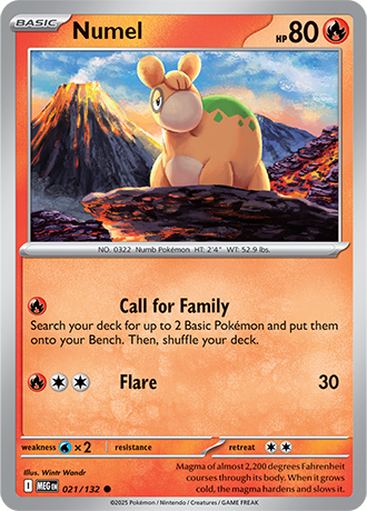 Numel Mega Evolution Common #021/132