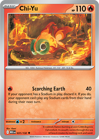 Chi-Yu Mega Evolution Uncommon #031/132
