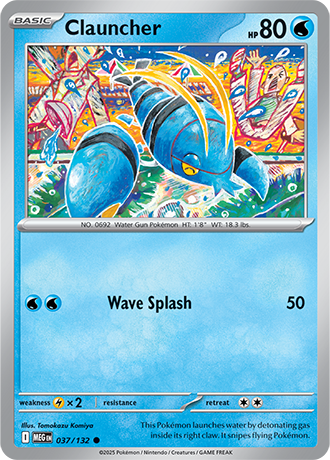 Clauncher Mega Evolution Common #037/132