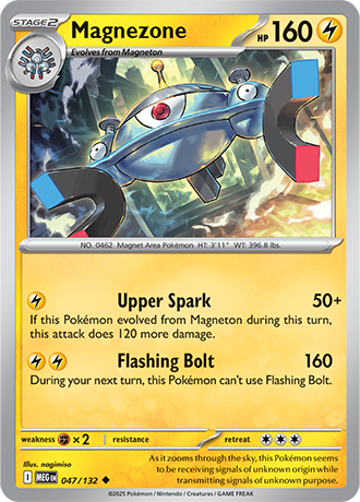 Magnezone Mega Evolution Uncommon #047/132