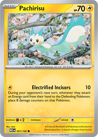 Pachirisu Mega Evolution Common #051/132