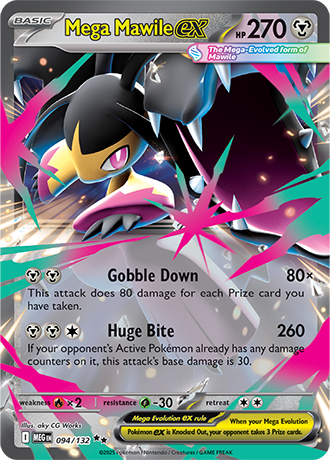 Mega Mawile ex Mega Evolution Double Rare #094/132